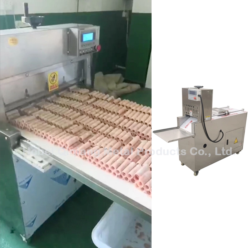 (QH1200-6rolls) 450kg/H Full Stainless Steel Meat Cutting Machine Beef Slicer Food Grade for Food Manufacturing Plant