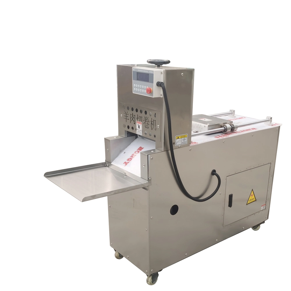 (QH1200-6rolls) 450kg/H Full Stainless Steel Meat Cutting Machine Beef Slicer Food Grade for Food Manufacturing Plant