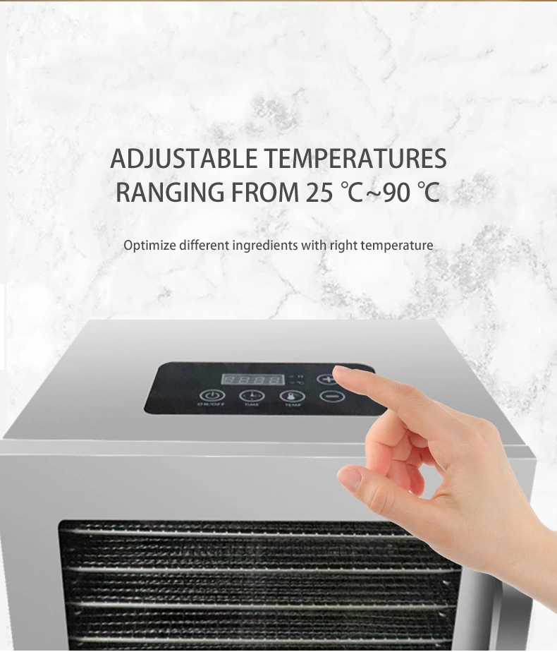 Home Use Household Kitchen Appliance 6 Tray Food Fruits Vegetables Dehydrator Air Dryer Machine Fruit Drying Oven