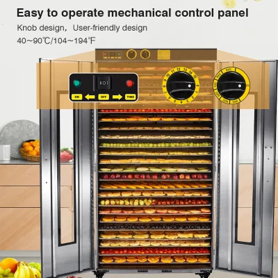 Steel Stainless Industrial Commercial Fruits Drying Machine Food Dehydrator Machine