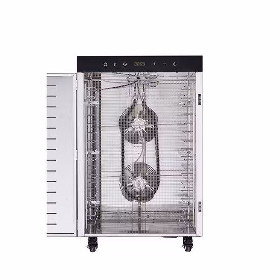 Latest Stainless Steel 16 Trays Digital Temperature Control Dehydrated Beef Jerky Dry Fruits Food Dryer Vegetable Dehydrator