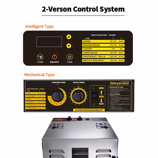 Home Kitchen Appliance Beef Drying Machine Stainless Steel Food Dehydrator